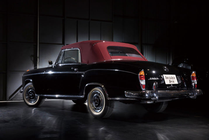 野村【 メルセデス ベンツ220S ポリスカー ホイル欠】ブリキTIN 動作不良 野村【 メルセデス ベンツ220S ポリスカー ホイル欠】ブリキTIN 動作