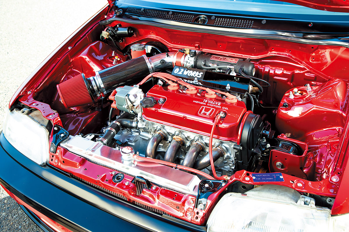 四駆のシャトルがベースですと〜!!】リア足にはEG6を移植！ 通常では