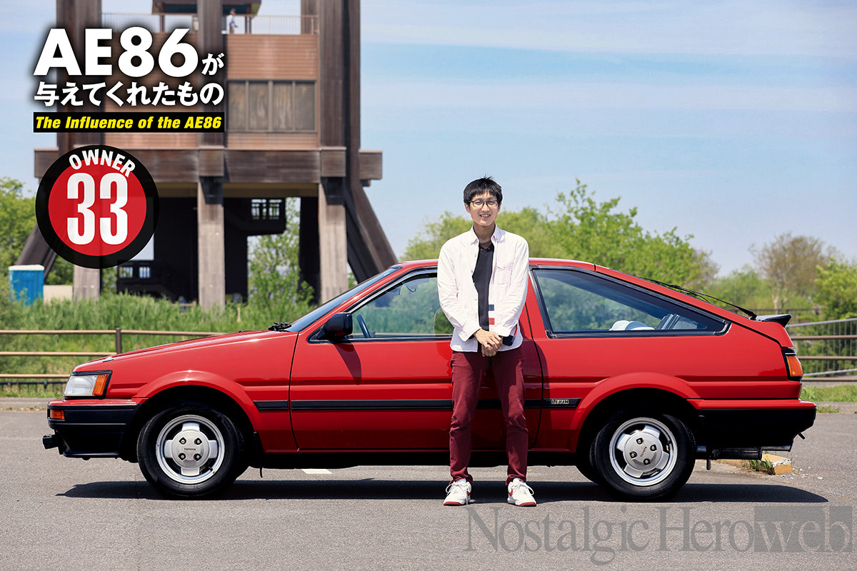 20代ながら3台を所有するハチロク界の若手有望株の1台は「SRスポーツ