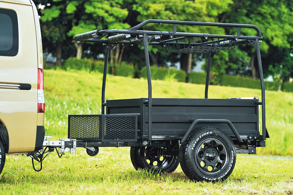 トレーラーもカスタム満載!!】ルーフトップテント搭載！ トレーラーを