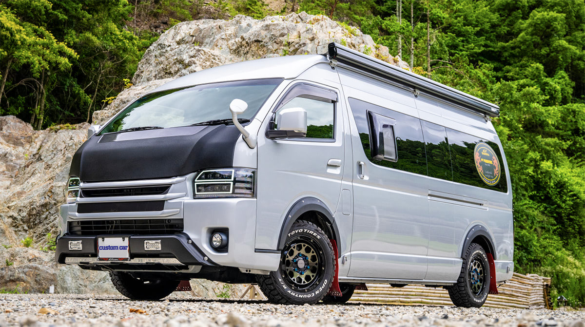 ハイエース小窓専用 換気扇 MIX FAN（ミックスファン）200系4型以降 吸