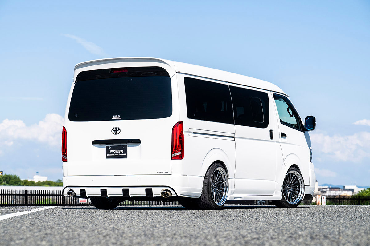 ハイエースV　スーパーGL　ワイド　リアバンパー　 ハイエースバン(ワイドボディ)用リアバンパーTYPE-2 AMS(LUXEST)エアロ