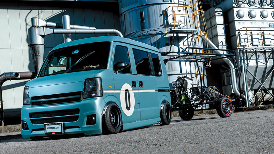 EVERY VANをVANSカラーに!!】戦闘機風ルックから大胆に大幅リメイク