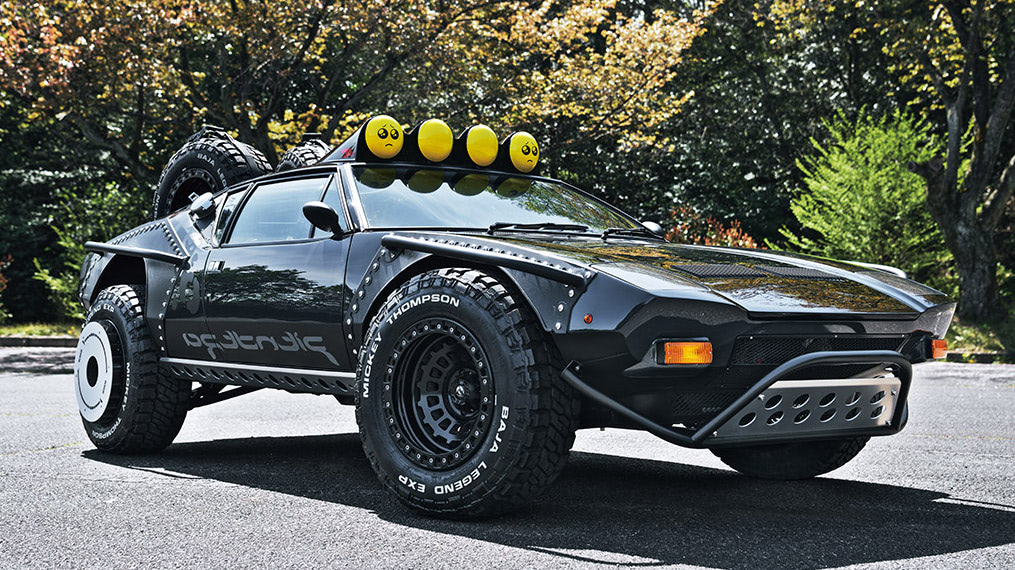 デトマソ　パンテーラ　スーパーカー　オーバーフェインダー ワイルドすぎるパンテーラ!!】トリッキーなフェンダーデザインはアルミ