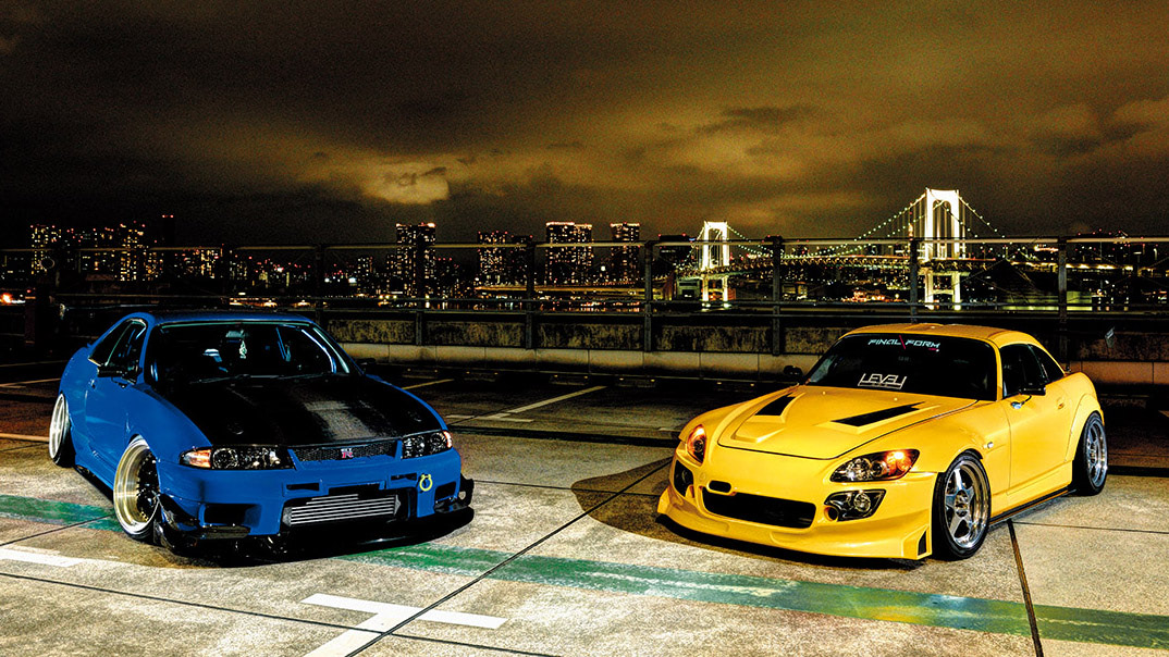 Kashisuスカイライン改　R33　R32　2台セット　スカラ－　深リム Nissan R33 Skyline GT-R Custom Wheel (Midnight Purple), The Snap