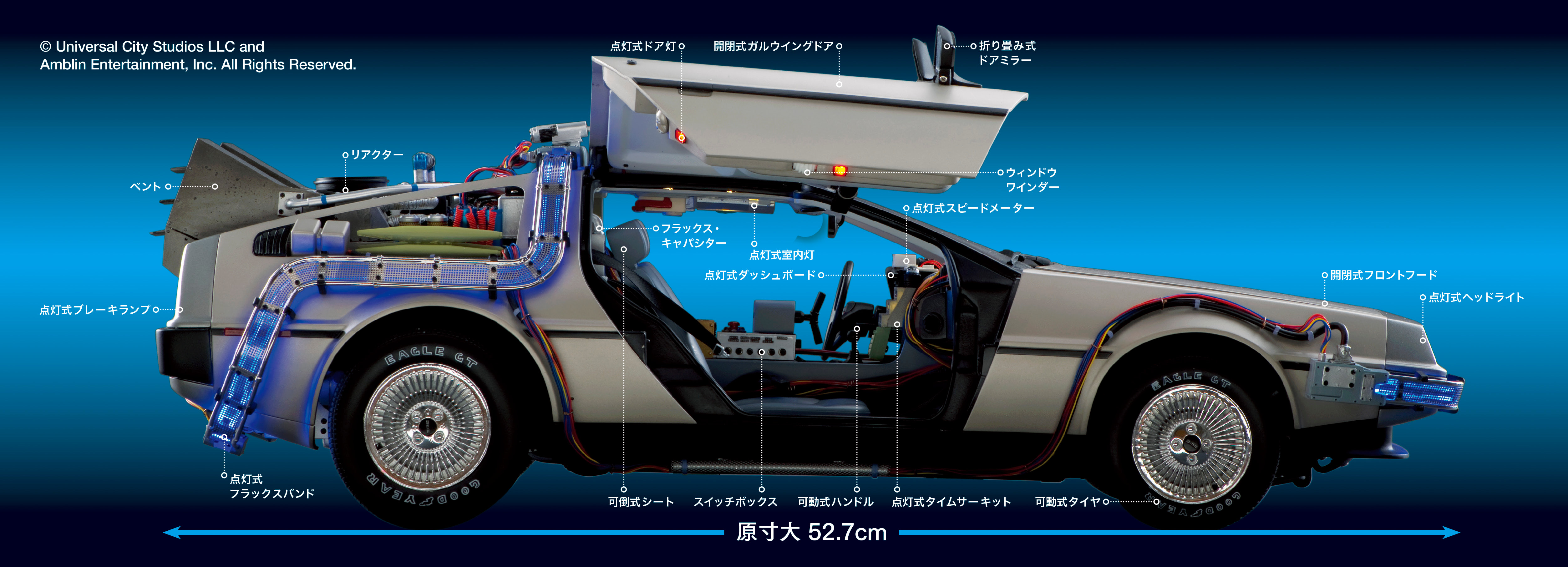 デアゴスティーニ デロリアン 海外版スペシャルエディション03 デアゴスティーニ デロリアン 海外延長号