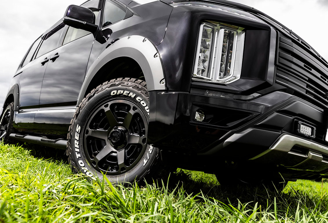 ホイールはMG・アーマーFF!】FLEXが手がけるデリカD:5に注目