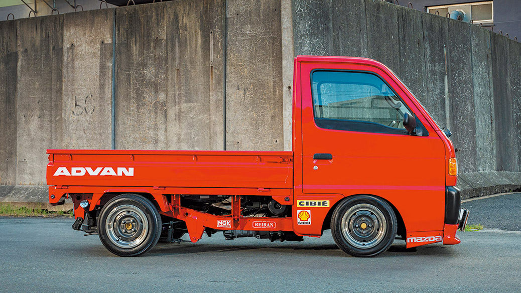 やんちゃキャリイ見参!!】フロントにはCノッチ炸裂！ 軽トラ・キャリイ