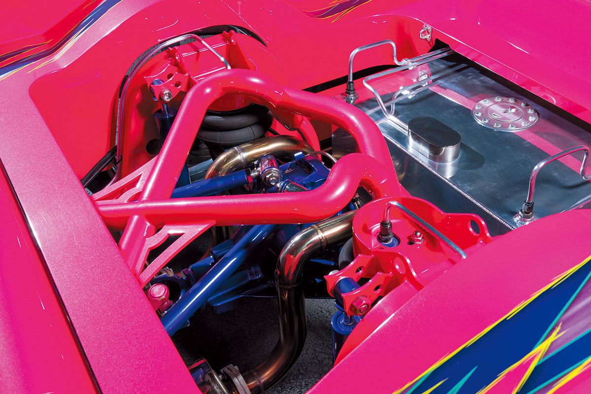 LT-1エンジン 5.7L用 エンジンオイル クーラー キャデラック ブロアム等 BUILDなマシン_05】キャデラック・ブロアムから抜き取ったLT1を搭載