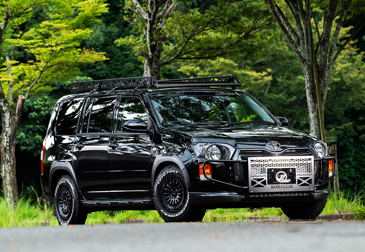 丸目のプロボックスが超キュート！】ソトアソビテイストのMサイズVAN