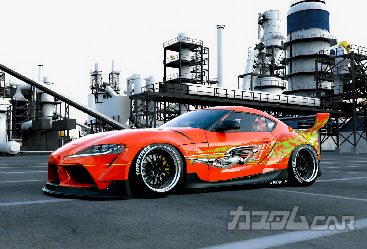 スープラが再び劇中で躍動する姿を夢見て……GRスープラをワイスピカラー