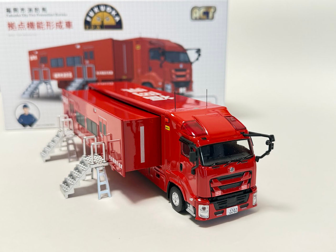 茨城西南、福岡市、新潟市】3タイプの消防大型車ダイキャストミニカー