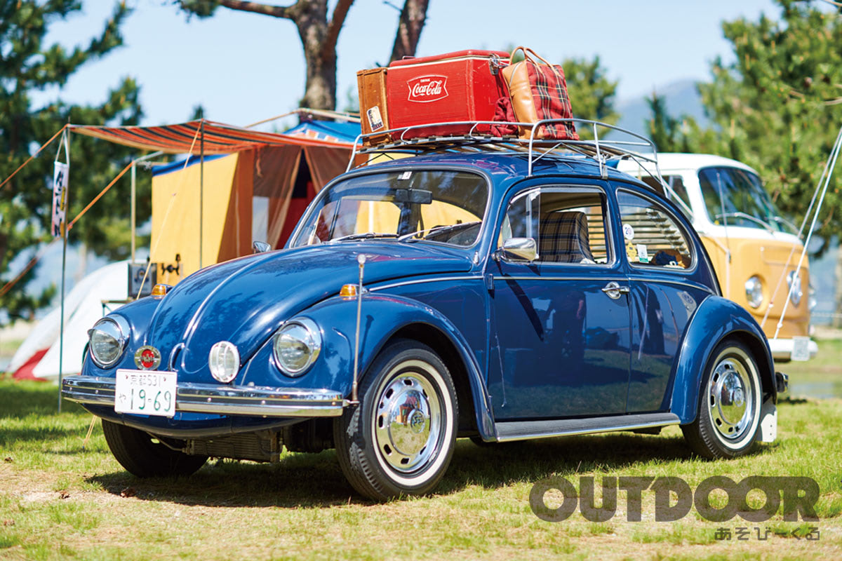 「ヤナセが漢字表記だった時代の個体も」美しい緑と水と、ヴィンテージVWと|Volkswagen Campmobile Club Camp ...