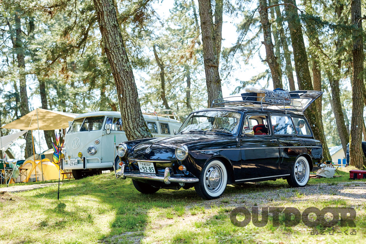 「ヤナセが漢字表記だった時代の個体も」美しい緑と水と、ヴィンテージVWと|Volkswagen Campmobile Club Camp ...