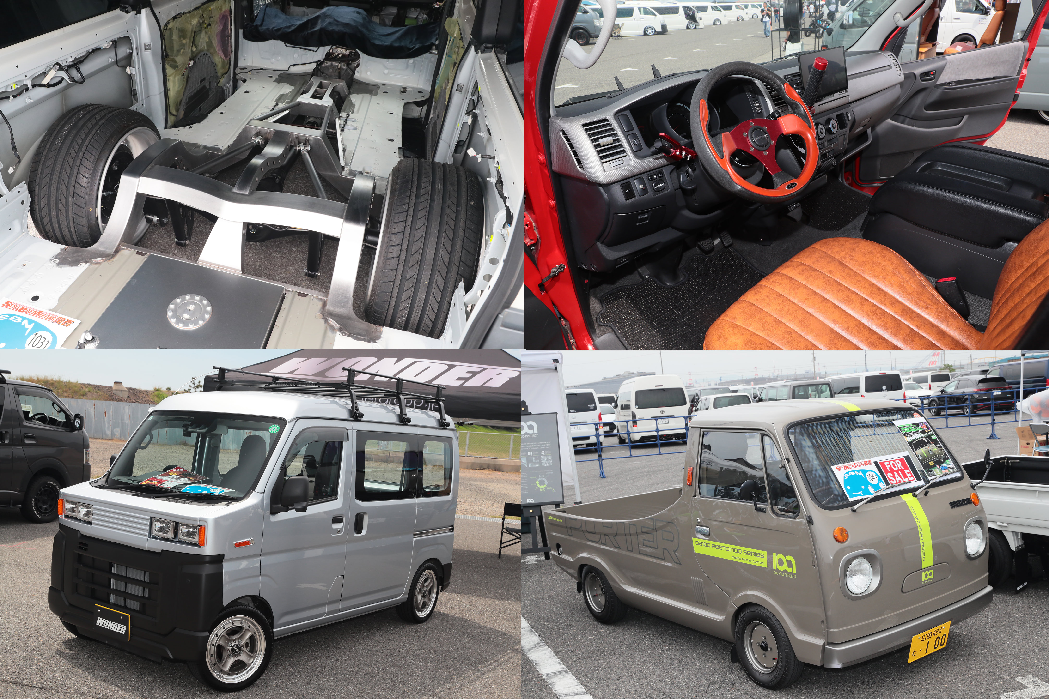 ハイエースなのに左ハンドル? 世界一低いプロジェクトカー? 濃い