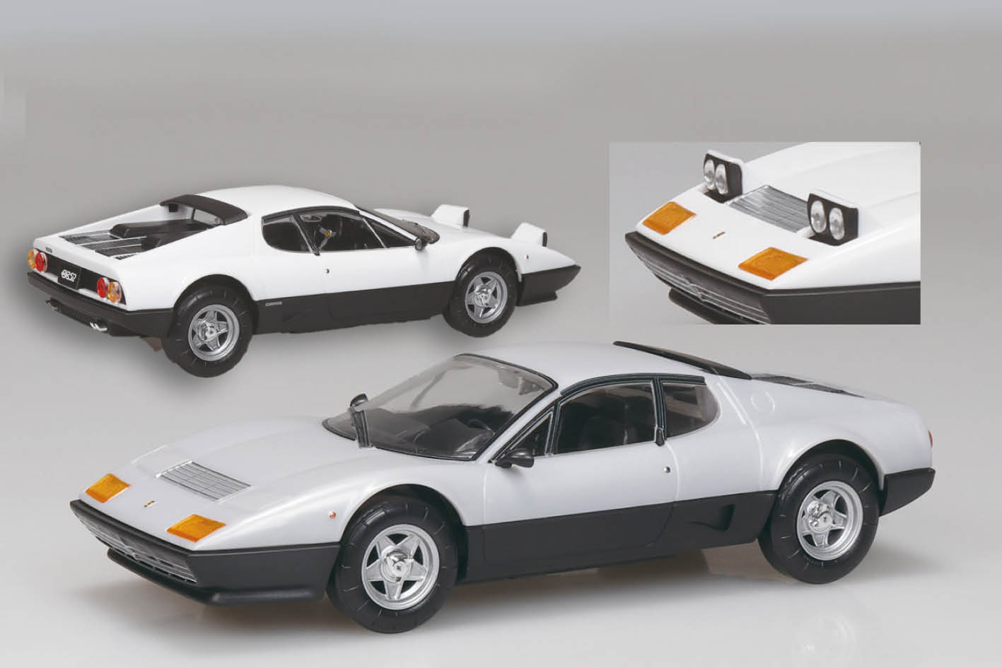 シルバーとホワイトの新色2色を追加】実車を3Dスキャンして忠実に立体