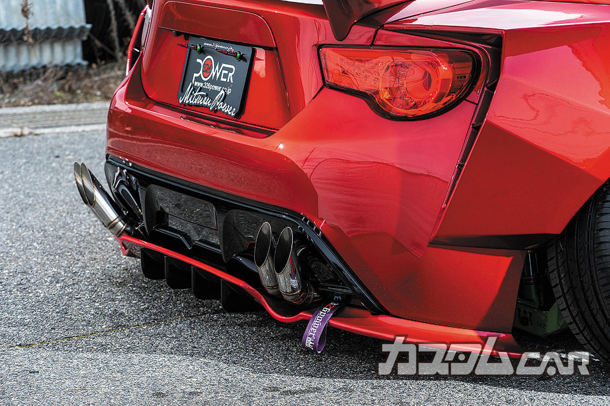 全幅2200mm超え！ 4tトラック並みの爆ワイドな86】326POWERの過激