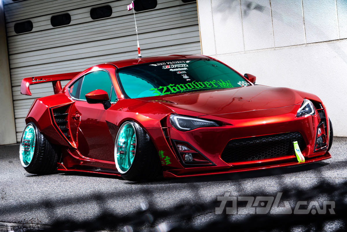 BST カスタム宣伝カー 4台セット 全幅2200mm超え！ 4tトラック並みの爆ワイドな86】326POWERの過激
