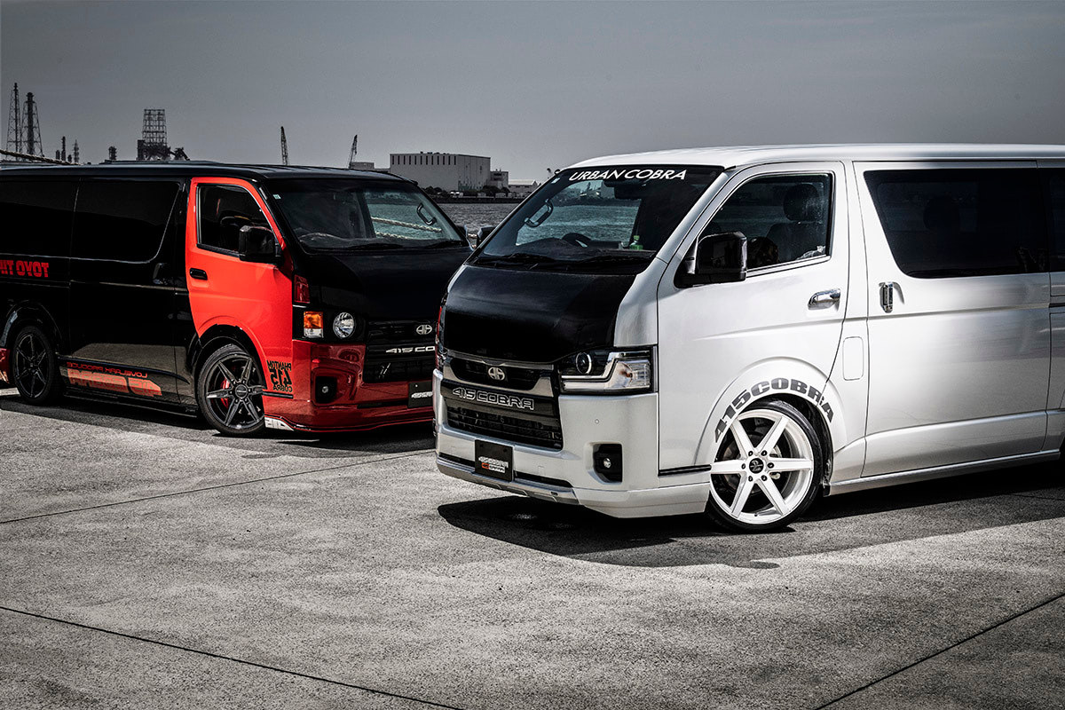 415コブラのハイエース用ホイールを購入するとオーバーフェンダーが