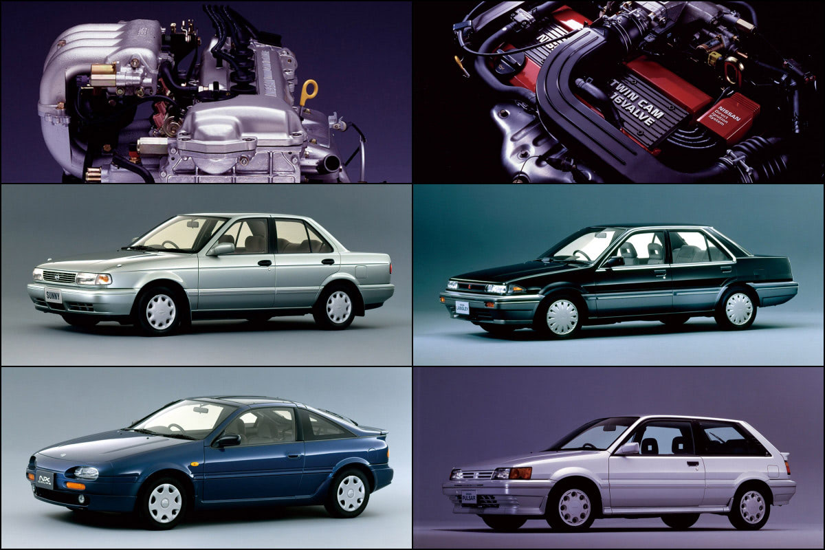日産｜長く中堅車種を支えたCA型とGA型｜高性能テンロク全盛期 Vol.3｜駆け抜けるテンロク NostalgicHero