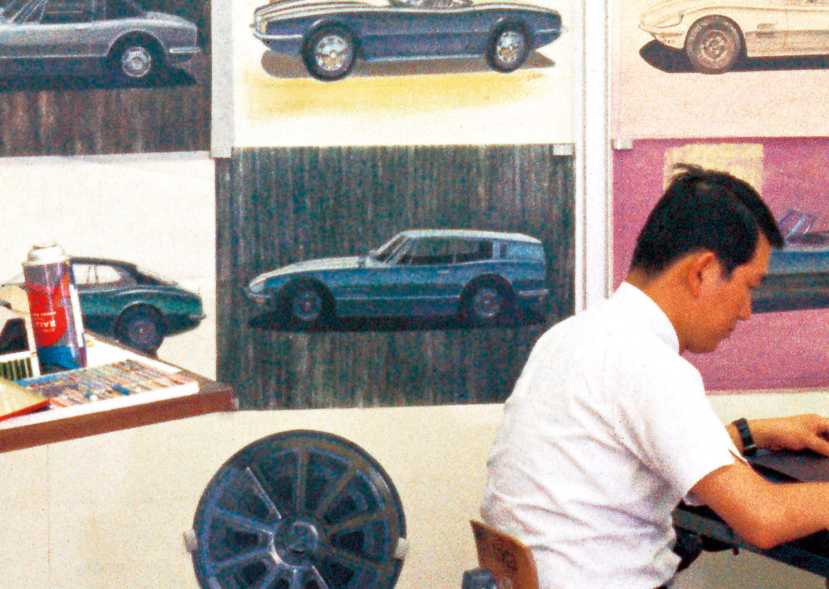 デビュー前のイメージスケッチ。その1枚が48年後に再現される