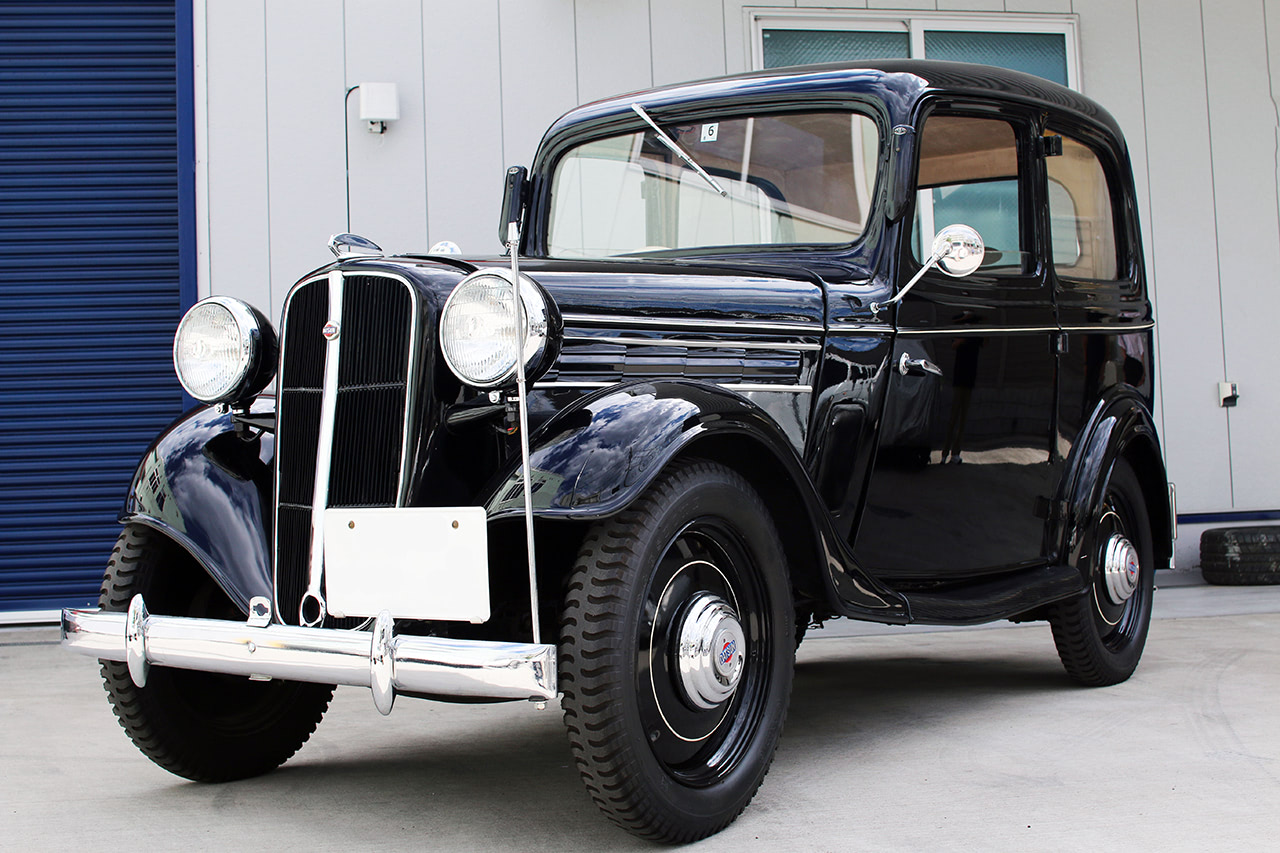 戦前のダットサン16型セダンが芝浦工大で一般公開 卒業生の全日本