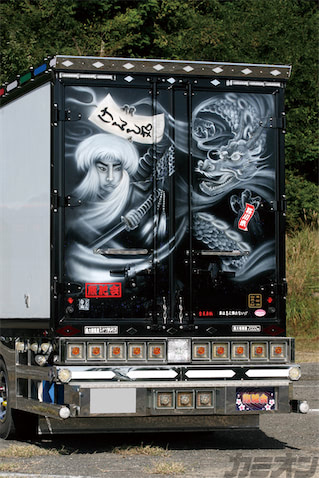 トラックリアテールデコトラアートトラック K様 #テールボックス #リヤバンパー そして、荷台の箱架装(屋根) K様