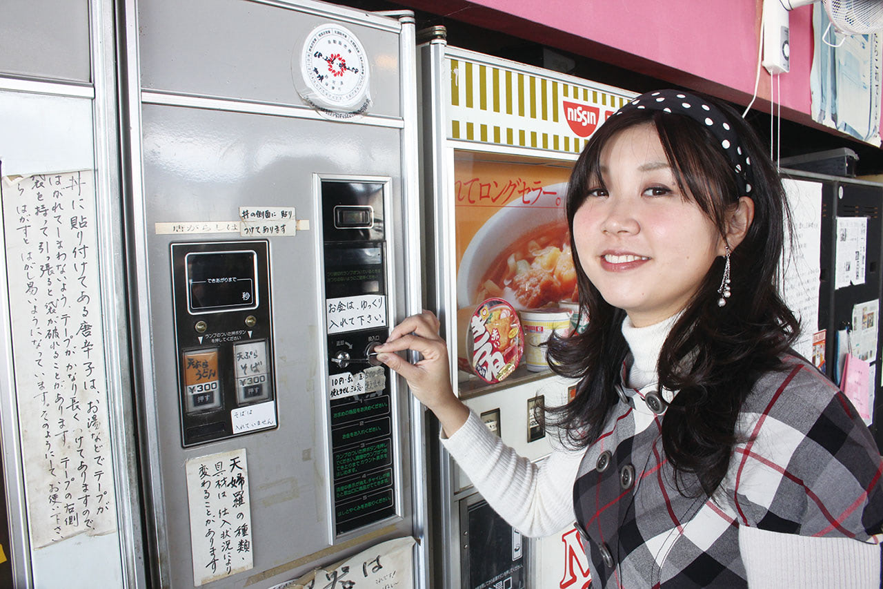 レトロ自販機のメッカである群馬県の各店舗に匹敵するほどの名店がある