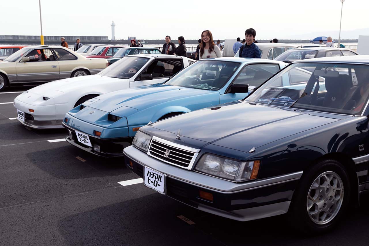参加車両は「平成元年までに生産された120台の車両！」別府市が後援