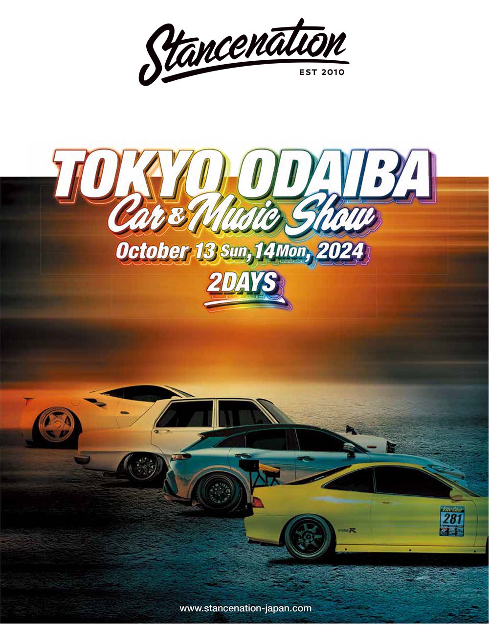 今回は2日間開催！ STANCENATION JAPAN 東京・お台場が10月13日、14日