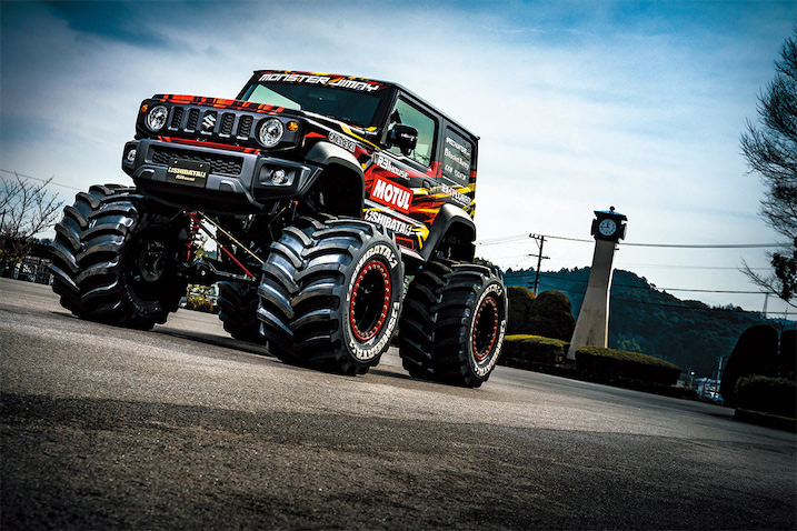 【RCカーをまさかの実写化!?】14インチ車高アップ＆20インチ極太タイヤを履くお化けシエラ！ | カスタムCAR [カスタムカー] |  オールジャンルのカスタムカー大集合｜NOSWEB 4個 RCカータイヤ シミュレーションホイール モデルDIY パーツ 頑丈設計 リモートカートイタイヤ トイカーホイールタイヤ 長持