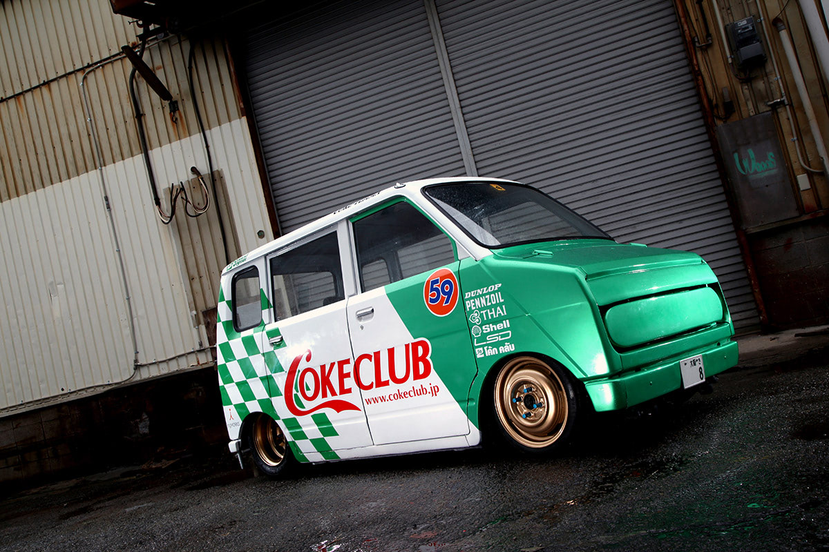 てるりん 12.5インチの深リム鉄ちん履き!!】超ファットなリアタイヤ