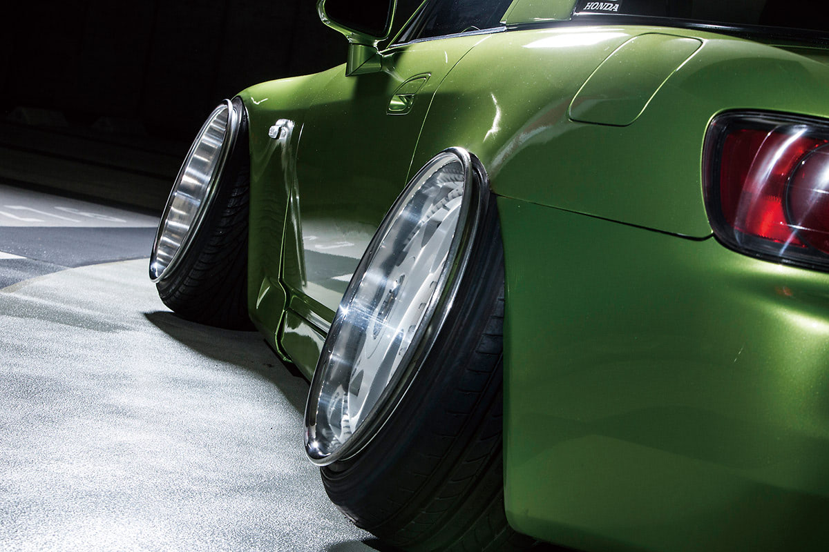 自作リバレルの極太深リム!!】DIYでキメた車高調＆フェンダーに強烈な