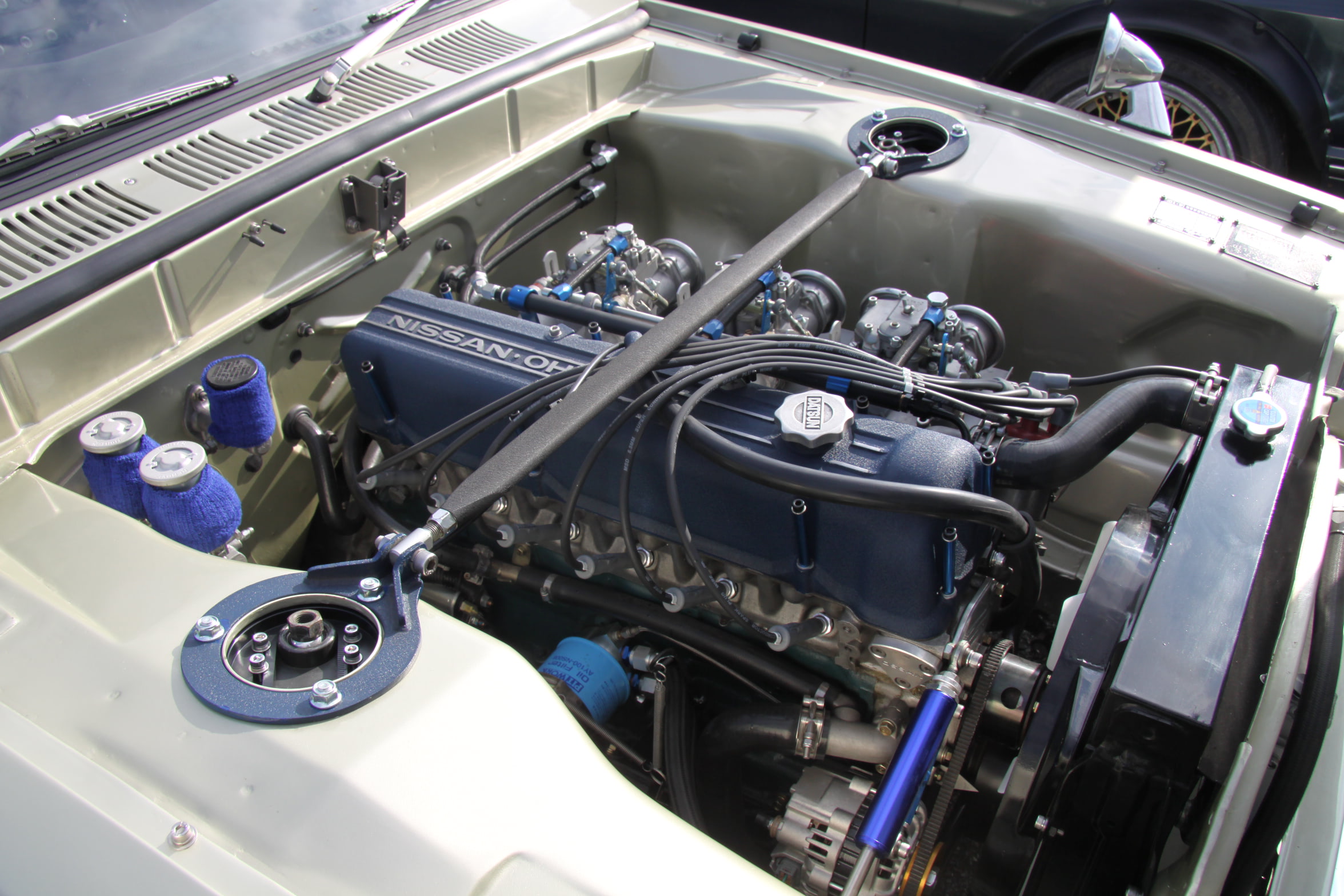 鮮やかなオレンジの240ZG「なっちゃん号」が筑波サーキットを