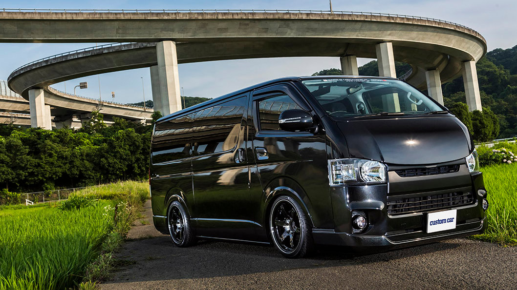 ローダウン　ハイエース２００系　ランチョ　9000　ショック ハイエース２００系 ローダウン フロントショック9000 ランチョ