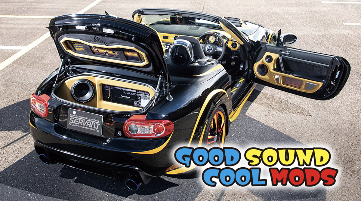 手狭なロードスターにガッツリインストール!!】収納スペースは維持し