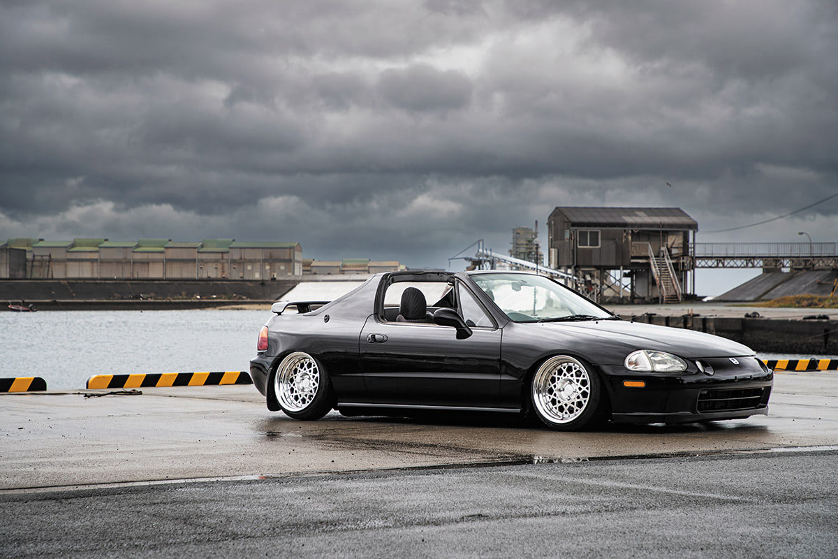 デルソルを今どきのスタンスに (RESPECT ✕ HONDA CR-X