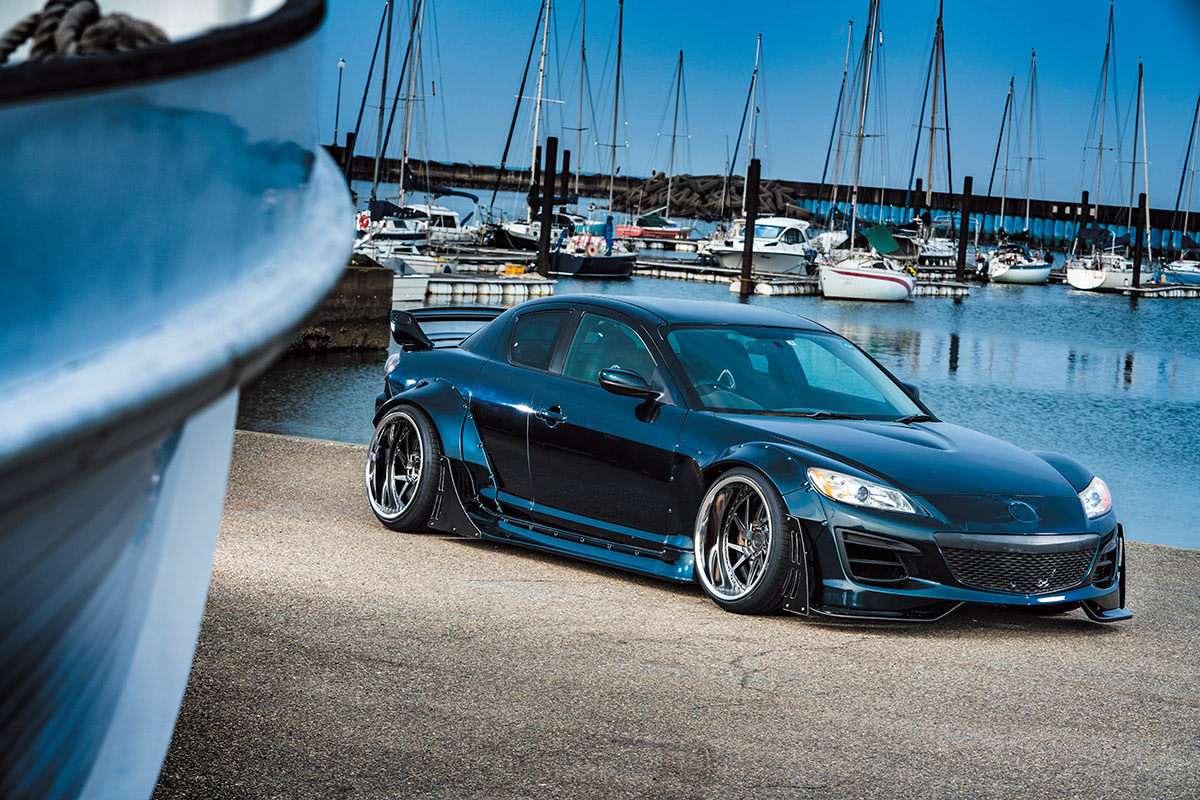 MAZDA RX-8 ガラスオブジェ レトロ