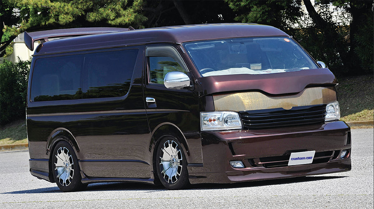 バニング ハイエース 車内が最大の見せ場!!】バニングテイストを盛り込み！ 超個性的