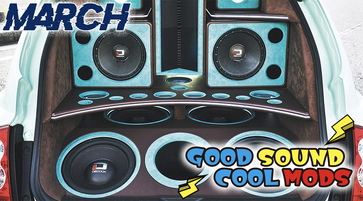 激低外向きマーチ!!】狭小トランクスペースに見事にビルドイン