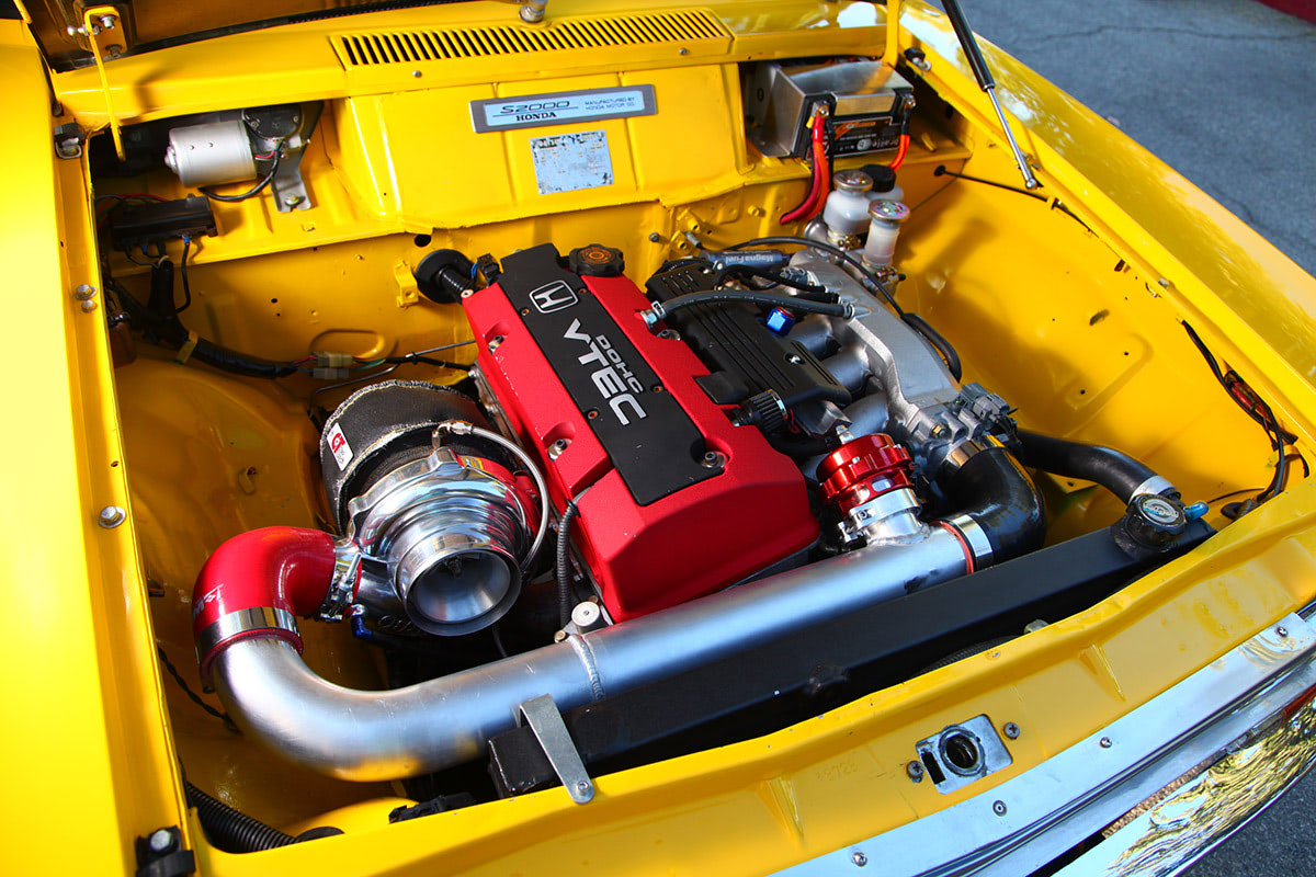 F22Cスワップ＆ターボ武装!!】S2000用の6速ミッションも搭載