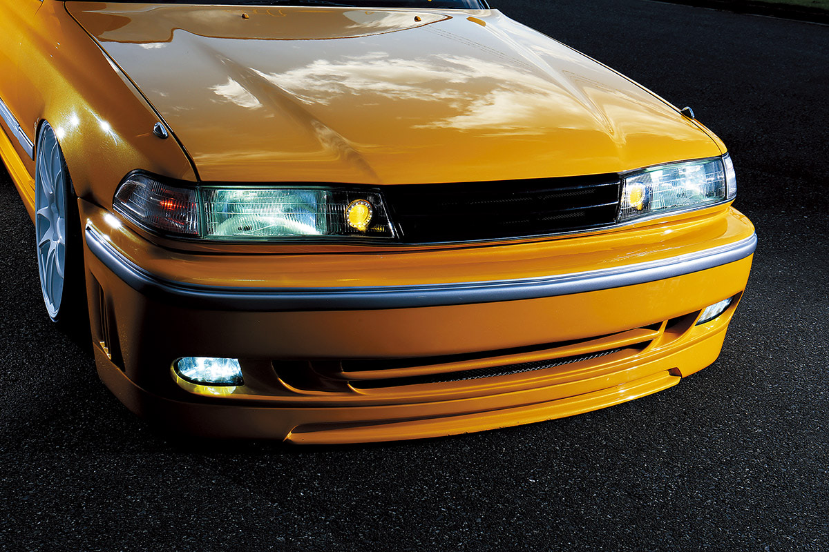 ベースはじいちゃんの形見!!】フェンダーアーチにガッツリ被せた激低車