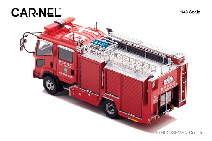 一度限りの限定生産】1/43スケール! 東京消防庁の「水槽付ポンプ車 一度限りの限定生産】1/43スケール! 東京消防庁の「水槽付ポンプ車