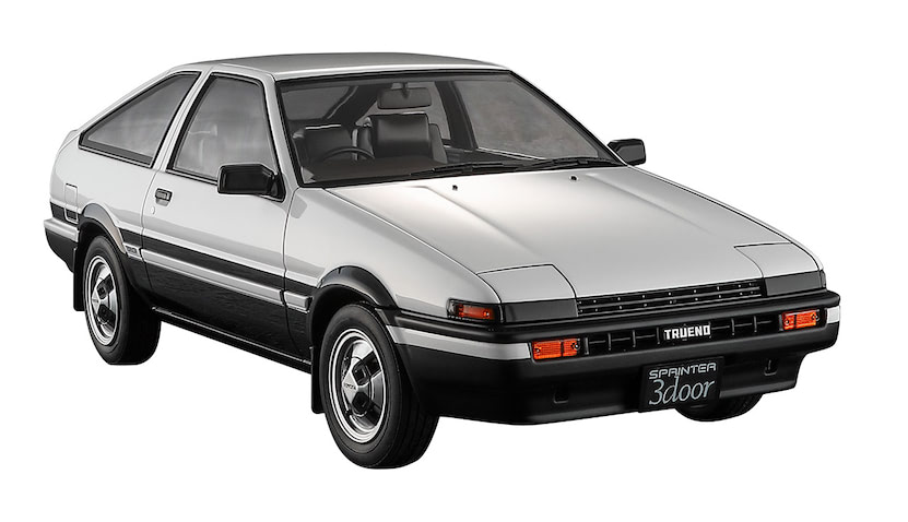 ハセガワの本気。1／24スケール「AE86トレノ GT APEX」が完全新金型で