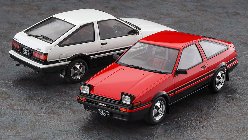 ハセガワの本気。1／24スケール「AE86トレノ GT APEX」が完全新金型で