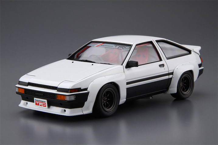 FRの逆襲】AE86トレノの「N2仕様」が1／24スケールで登場。アオシマが