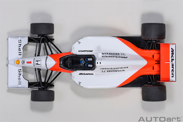 伝説のセナ足マシン再販】V12ホンダエンジンやカーボン柄まで精密再現