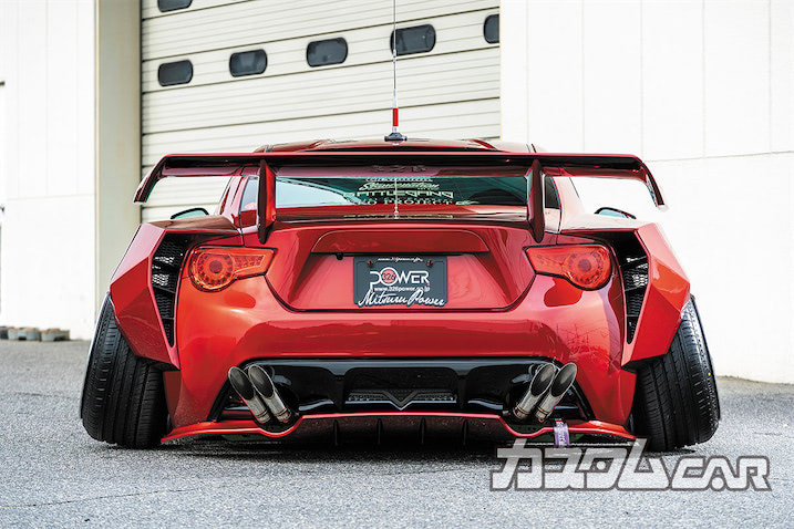 全幅2200mm超え！ 4tトラック並みの爆ワイドな86】326POWERの過激
