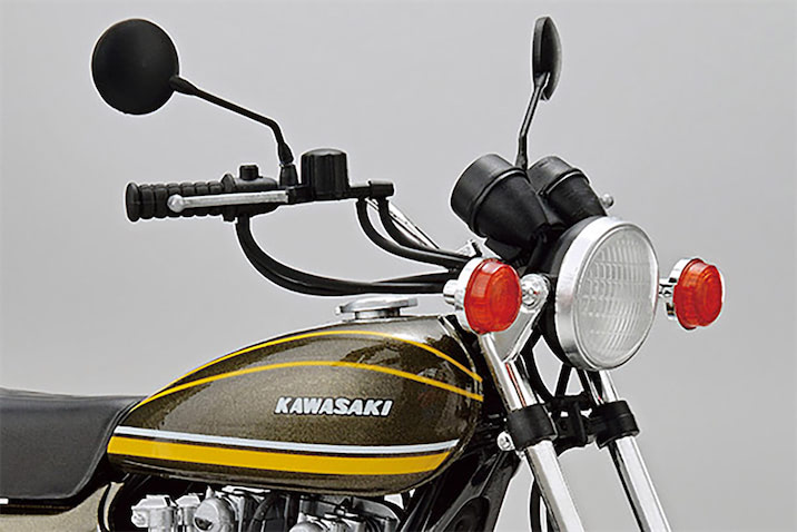 伝説の“タイガーカラー”Z1が1/12で甦る！】カワサキが生んだ伝説の名車