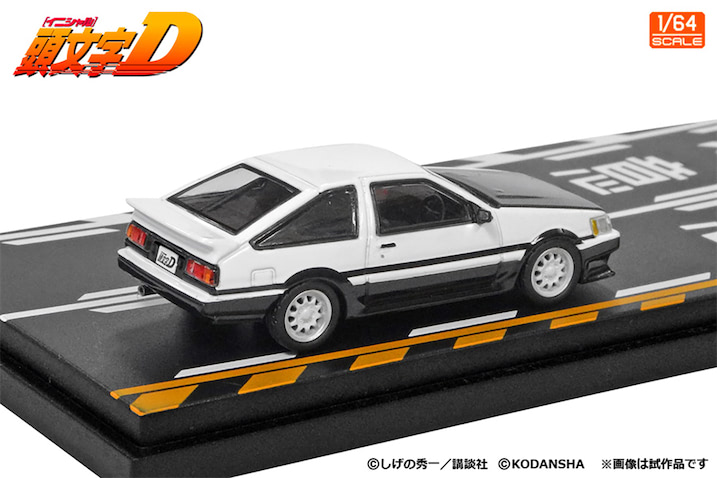 頭文字Dの新作1/64ミニカーが登場。高橋啓介FD3S & 秋山渉AE86レビンが